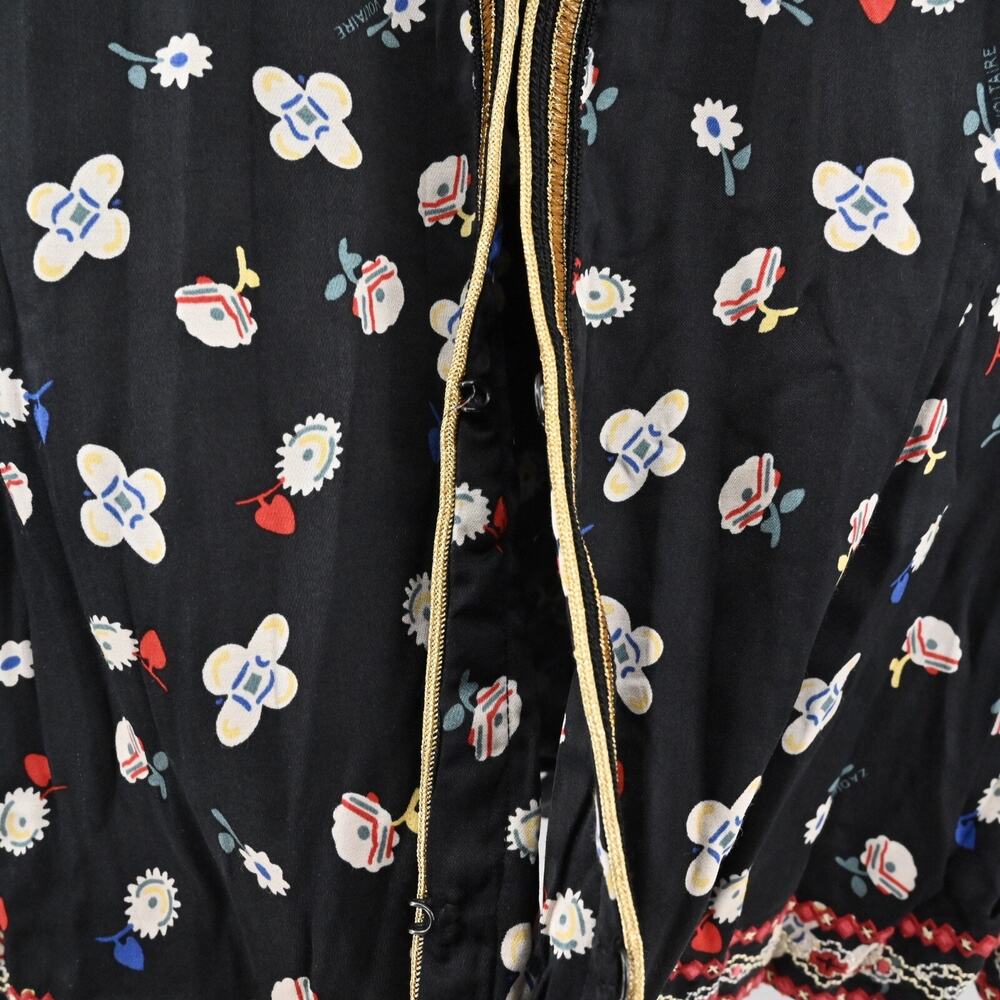Zadig & Voltaire Black Floral-Print Zip Jacket - Picture 14 of 14